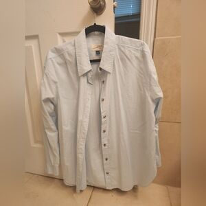 Light blue button down